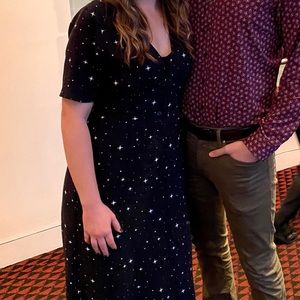 Starry night dress! Great condition.